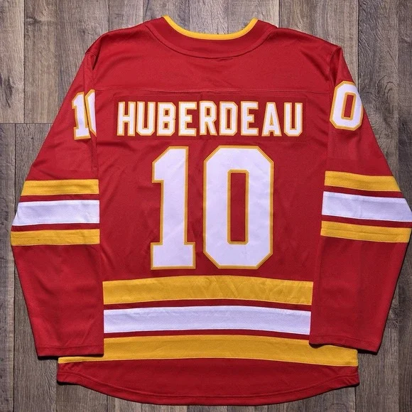 New Calgary Flames Jonathan Huberdeau Fanatics NHL Hockey Home Jersey Sz XL $175